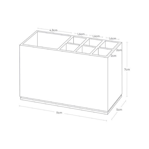 Portaspazzolino verticale nero in plastica Mist – YAMAZAKI-image-2