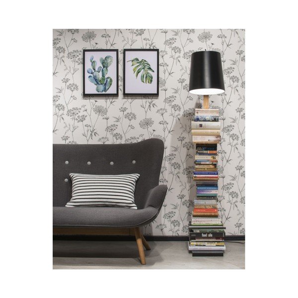 Lampada da terra nera con paralume in metallo (altezza 168 cm) Cambridge - it's about RoMi-image-1