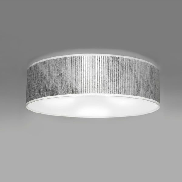 Lampada da soffitto in argento ø 40 cm Tres Plisado - Sotto Luce-image-3