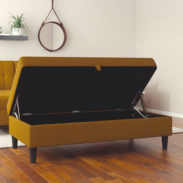 Poggiapiedi giallo Hartford - Støraa-image-1