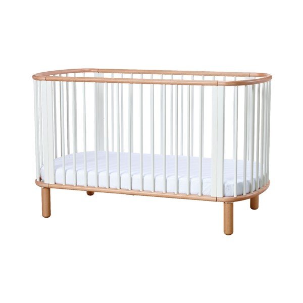 Lettino in legno di faggio bianco , 70 x 140 cm Baby - Flexa