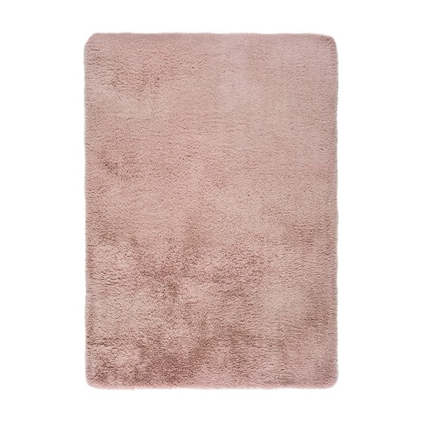 Tappeto rosa , 160 x 230 cm Alpaca Liso - Universal