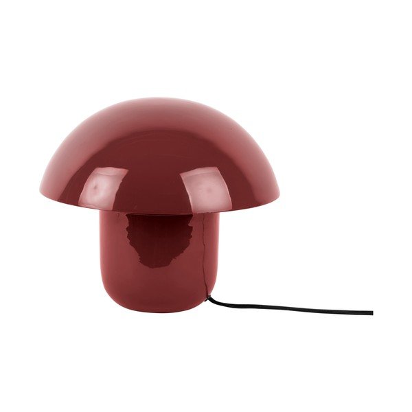 Lampada da tavolo burgundy in metallo (altezza totale 25 cm) Fat Mushroom – Leitmotiv-image-2