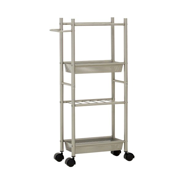Tavolino da servizio in metallo su ruote 16x40 cm Dara – Premier Housewares
