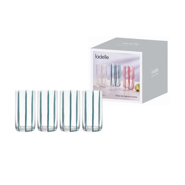 Set di bicchieri 4 pz 450 ml Stripe – Ladelle-image-2