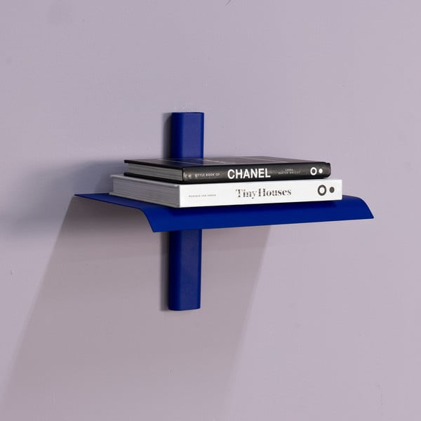 Mensola blu in metallo 28 cm Hola – Spinder Design-image-1