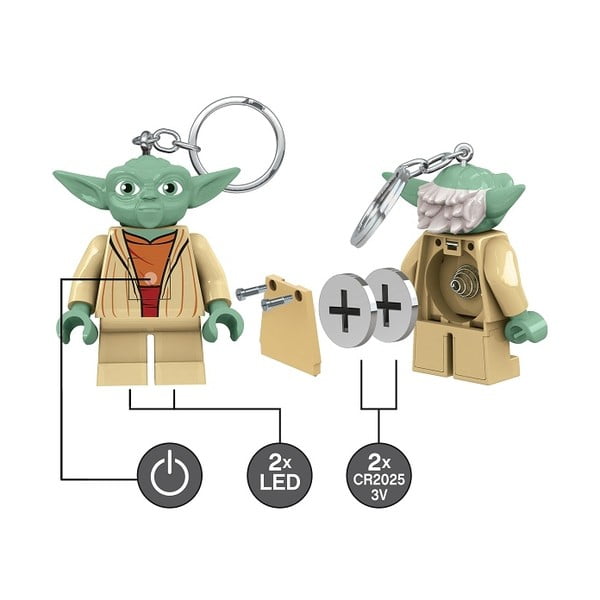 Portachiavi Yoda di Star Wars - LEGO®-image-3