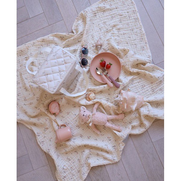 Posate per bambini rossa/color salmone in silicone 3 pz Rose Mix – Cam Cam Copenhagen-image-2