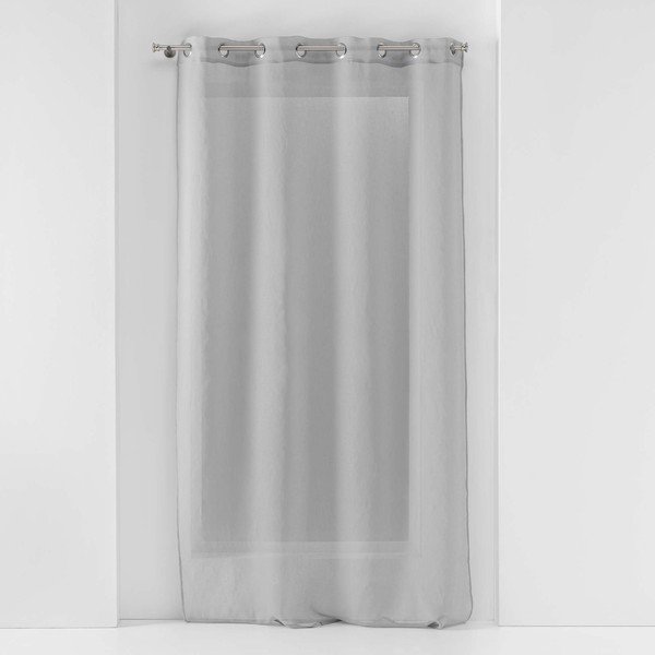 Tenda in voile grigio 140x240 cm Sandra - douceur d'intérieur