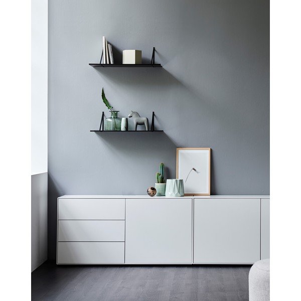 Mensola a muro nera Hammel Edge, 65 x 27 cm Edge by Hammel - Hammel Furniture-image-3