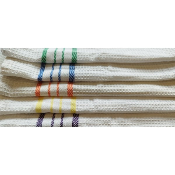 Set di 5 asciugamani in cotone 42x62 cm - JAHU collections