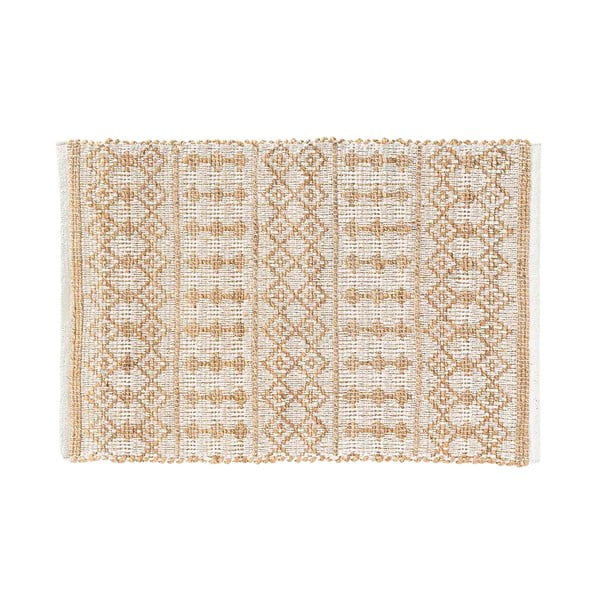 Tappeto color crema in iuta 60x90 cm Orya – douceur d'intérieur-image-4