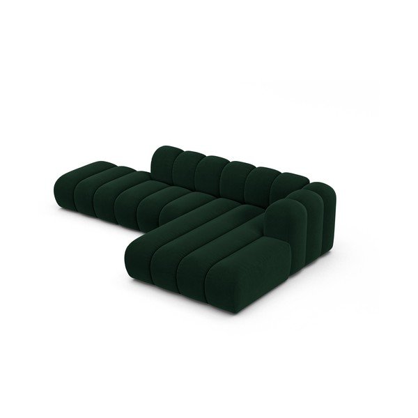 Divano angolare verde scuro ad angolo destro Lupine - Micadoni Home-image-2