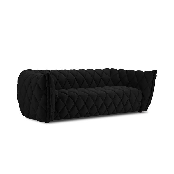 Divano in velluto nero 228 cm Flandrin - Interieurs 86-image-2