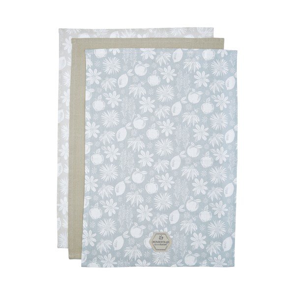 Asciugamani in cotone in set da 3 45x65 cm Homestead - Cooksmart ®-image-1