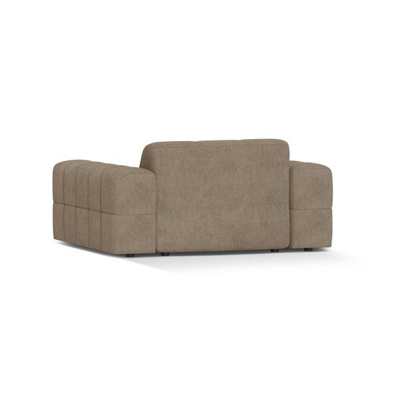 Poltrona beige con rivestimento in ciniglia Chicago – Cosmopolitan Design-image-2