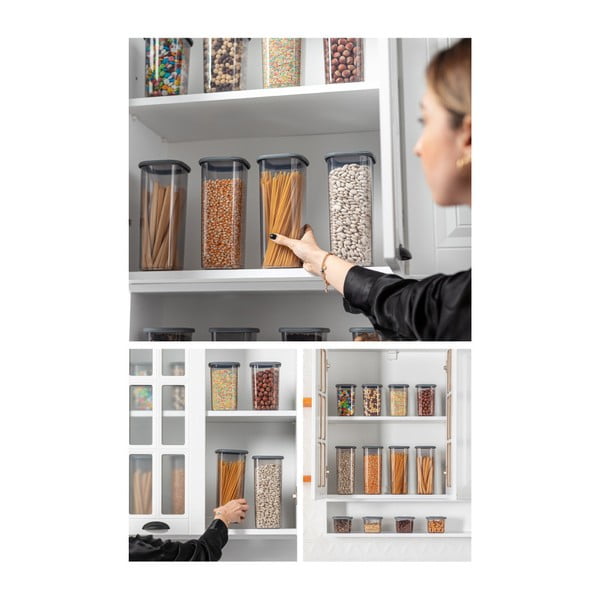 Dózy v sadě 3 ks na sypké potraviny Fresco – Hermia-image-1