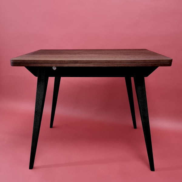 Tavolo da pranzo con piano effetto frassino allungabile 65x90 cm Envelope – Ragaba-image-1