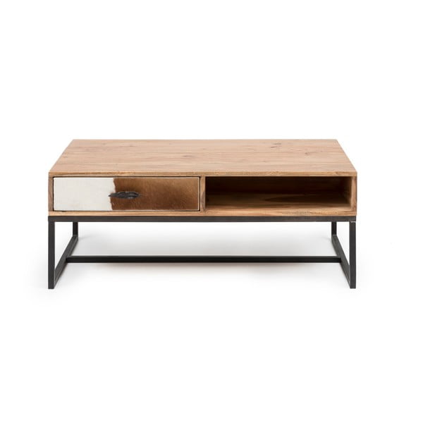 Tavolino in legno di acacia Botario, 60 x 100 cm - WOOX LIVING