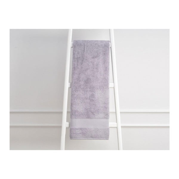 Asciugamano in cotone viola Elone, 70 x 140 cm - Madame Coco