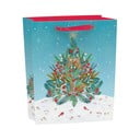 Borsa regalo con motivo natalizio 25x10 cm Beneath the Tree - Roger la Borde
