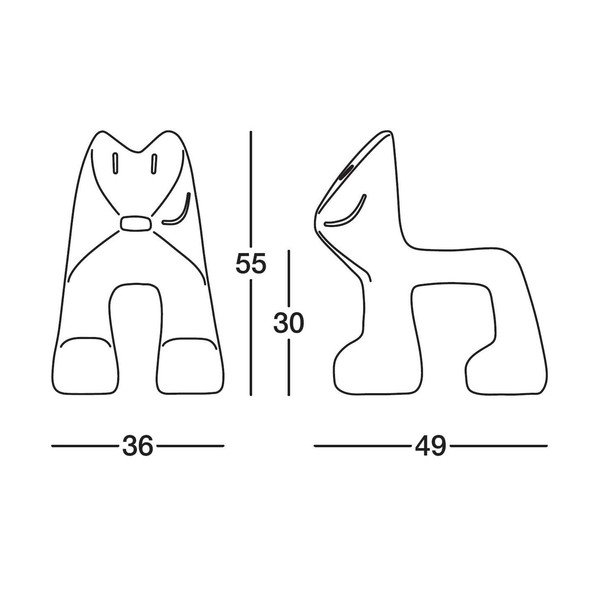 Dětská žlutá židle Magis Julian-image-4