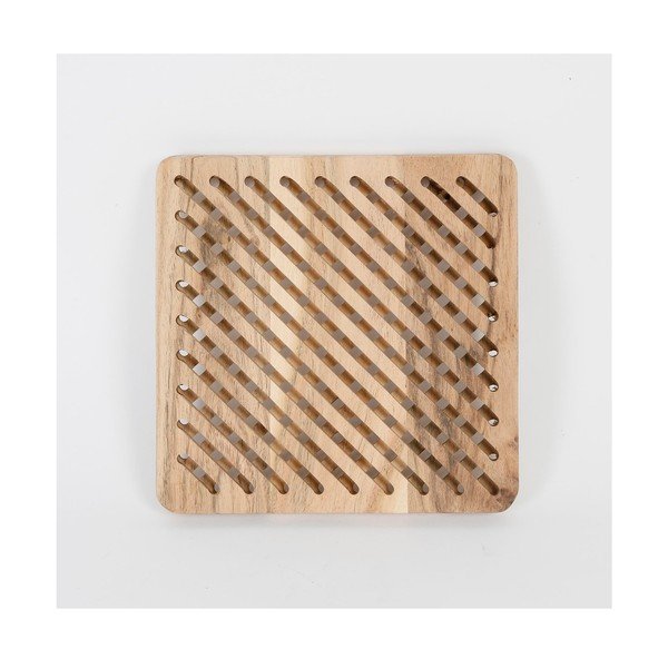 Tappetino in legno ø 20 cm Dalbert - Côté Table-image-2