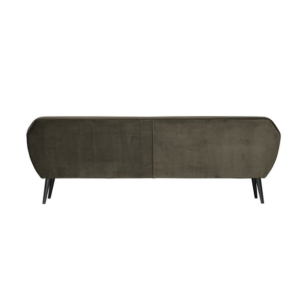 Divano in velluto verde scuro, 230 cm Rocco - WOOOD-image-3