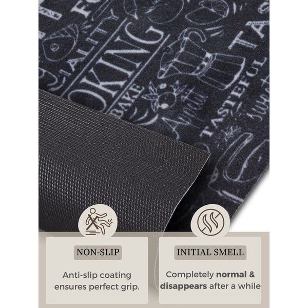 Tappeto nero 50x150 cm Wild Kitchen Board - Hanse Home-image-4