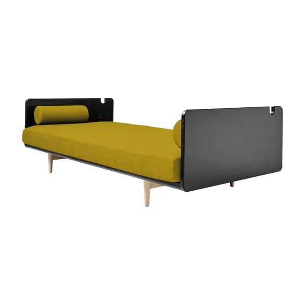 Variabilní pohovka Karup Deva Black/Raw Oak/Amarillo-image-3