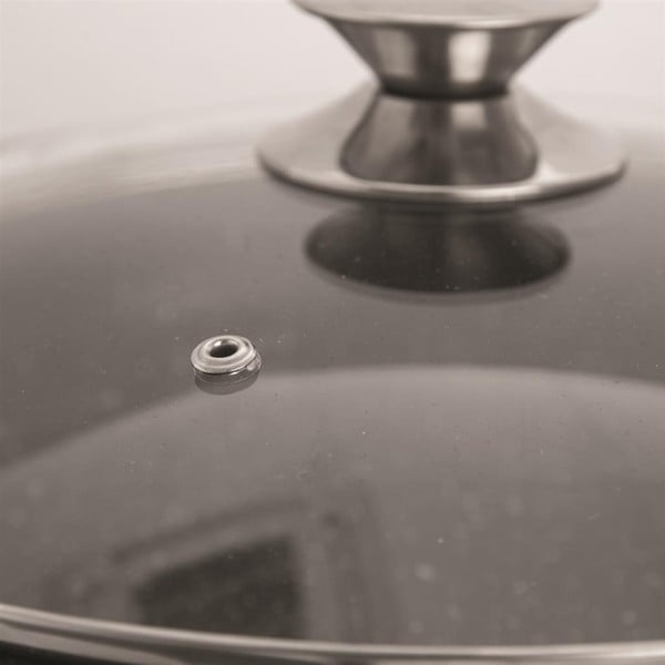 Padella in alluminio con coperchio ø 28 cm Grande - Orion-image-2