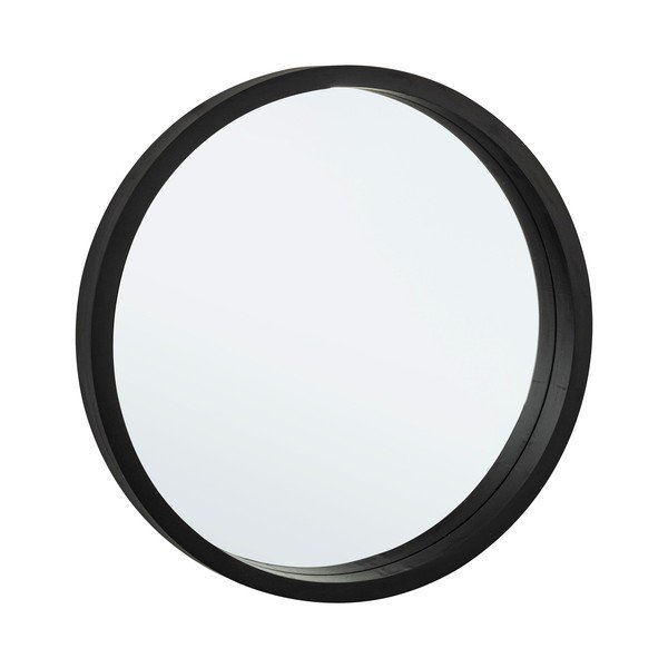 Specchio da parete con telaio in legno massiccio ø 52 cm Tiziano – Bizzotto-image-2