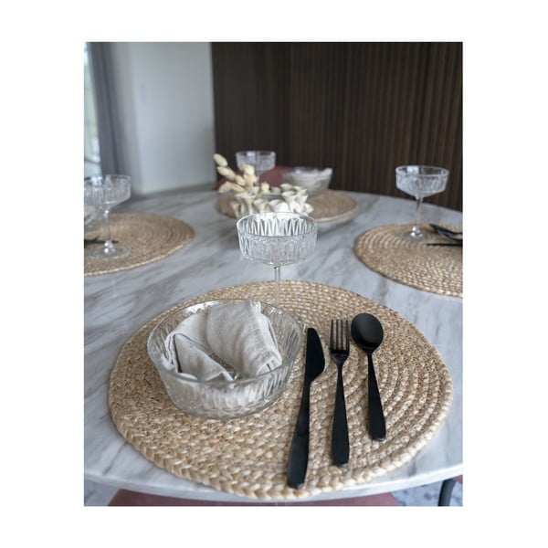 Set di tovagliette in iuta 4 pz ø 38 cm Bombay - House Nordic-image-3