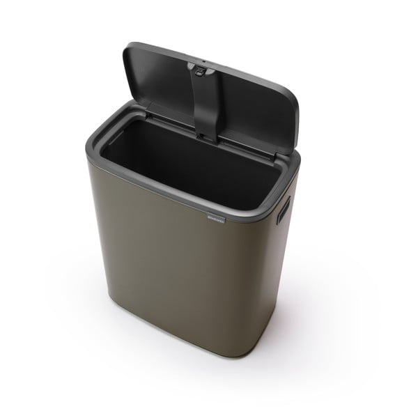 Bidone per rifiuti in acciaio grigio touch 60 l Bo Touch Bin - Brabantia