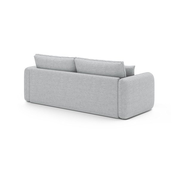 Divano grigio chiaro allungabile 225 cm – Micadoni -image-4