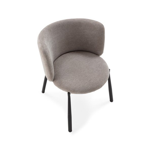 Set di sedie da pranzo grigia in imbottito 2 pz Ginny – MOME-image-2