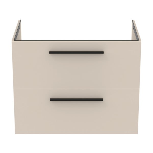 Mobile per lavabo beige a sospensione 80x63 cm i.Life B - Ideal Standard-image-2