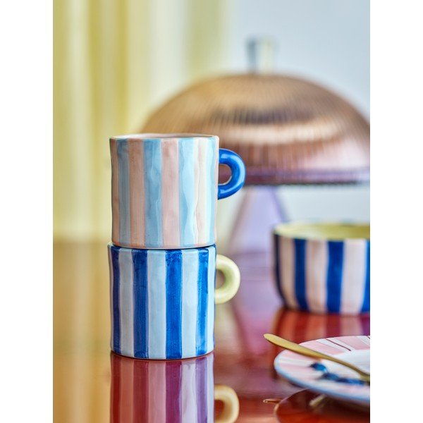 Tazze in set blu/rosa in ceramica 2 pz 250 ml Phoenix – Bloomingville-image-1