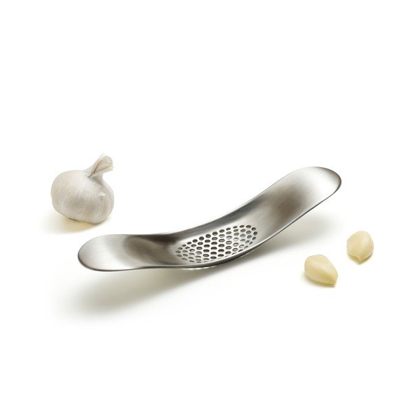 Nerezové klolébkové mačkadlo na česnek Joseph Joseph Garlic Rocker