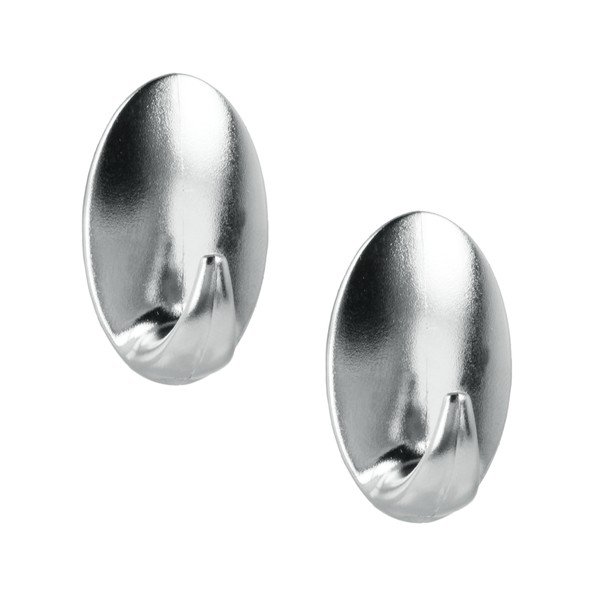 Set di 2 ganci autoadesivi in plastica Greg - Metaltex-image-1