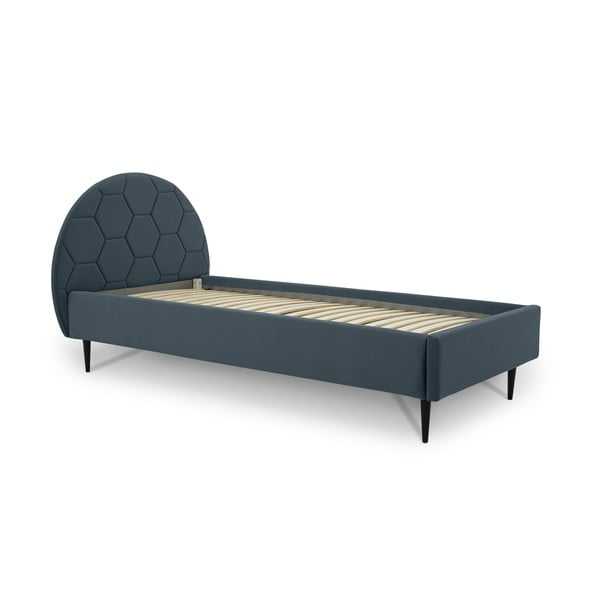 Letto blu per bambini con contenitore 120x200 cm Mercury - Scandic