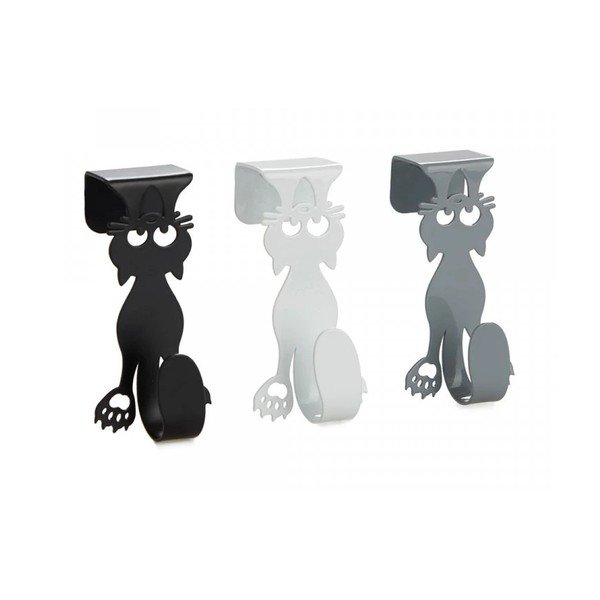 Set di ganci da appendere in metallo 3 pz Curious Cats – Balvi