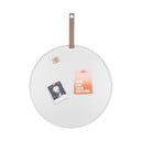 Bacheca in metallo bianco, ø 50 cm Perky - PT LIVING