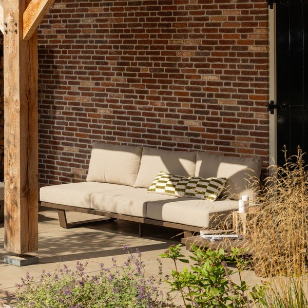 Divano da giardino marrone imbottito Bear – WOOOD-image-1