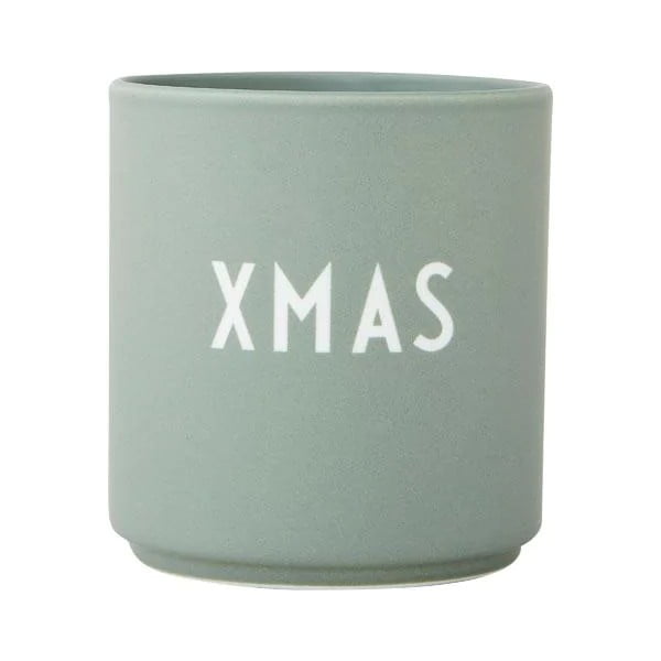 Tazza in finta porcellana verde, 0,25 l Favourite - Design Letters