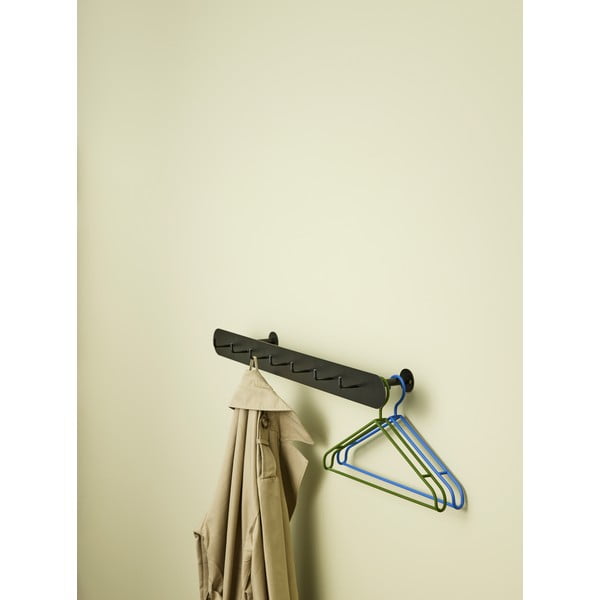 Attaccapanni in metallo nero Hack - Hübsch-image-1