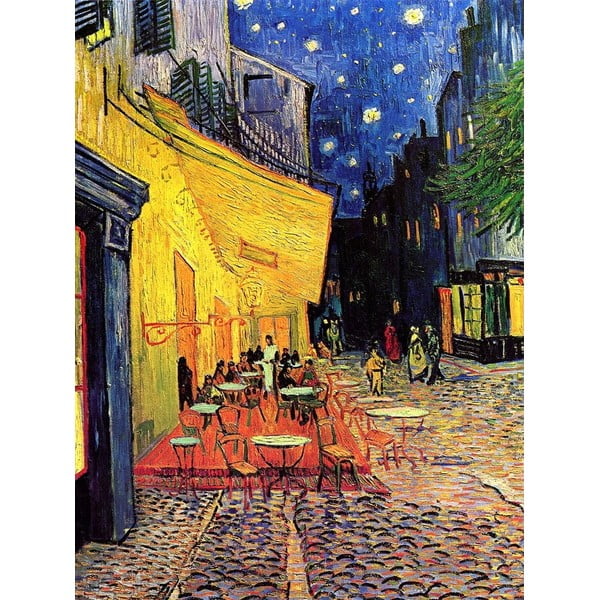 Riproduzione di Vincent van Gogh - Terrazza del caffè, 30 x 40 cm Vincent van Gogh - Cafe Terrace - Fedkolor