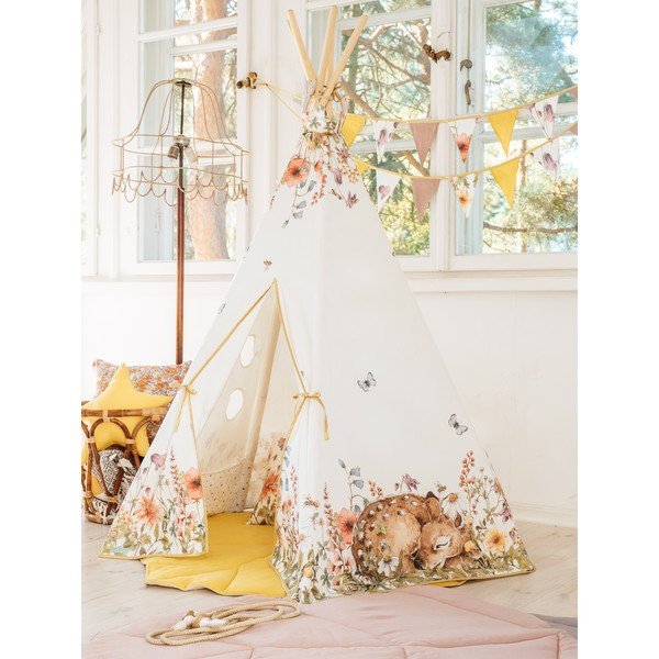 Tenda teepee per bambini Wildflowers - Moi Mili-image-1
