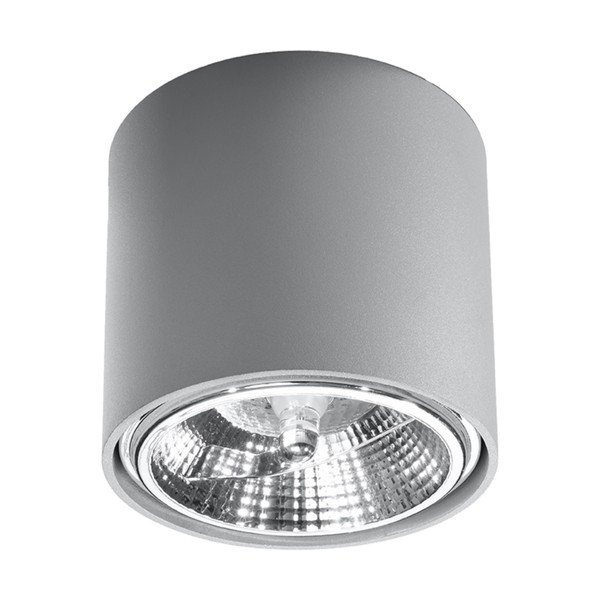 Apparecchio da soffitto grigio Luigi - Sollux