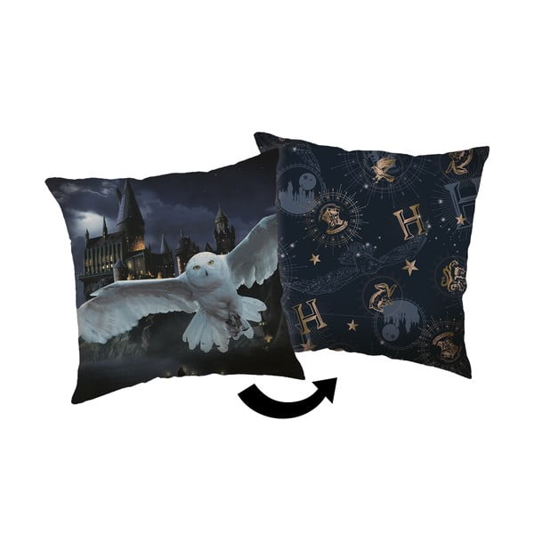Cuscino per bambini 40x40 cm Harry Potter "Hogwarts" – Jerry Fabrics